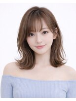 ヘアージェニック(hair genic) 鎖骨レングス外ハネミディ