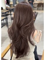 コート 青山(Cote)&nbsp;ロングレイヤー ハッシュカット くびれ巻き 韓国ヘア