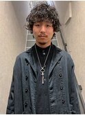 メンズミディアムパーマ
