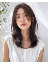 フィールヘアー 樟葉店(Feel hair)&nbsp;フェミニンな小顔映えセミロングカット×髪質改善トリートメント
