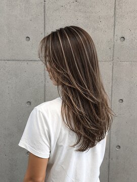プランツヘアー 20代 30代 40代大人ハイライトカラー