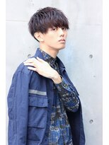 ネイビー(NAVY)&nbsp;【ソフトエアカール】ネープレスマッシュ☆NAVY恭平