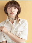 丸みショートボブ