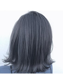 ブランシェ 小牧店(BRANCHE) ★切りっぱなしボブ★デニムカラー★