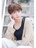 kate大宮　キャラメルベージュ×大人ハンサムショート