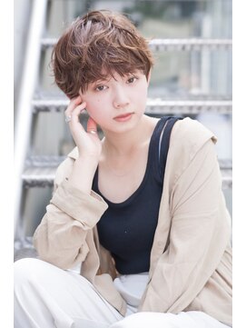 ケイト(kate) kate大宮　キャラメルベージュ×大人ハンサムショート