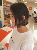 《RIP SOUL》ぱつんと 外ハネ 前下がり ボブ