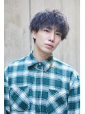【men’s salon dot. Tokyo】癖毛風パーマ×無造作バング