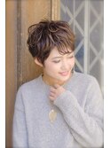 シルエット抜.群のふわカールショート☆