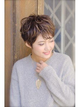 スタジオ 渋谷 原宿(Stujio) シルエット抜.群のふわカールショート☆