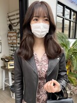 コフィー バイ メルト 吉祥寺(cofy by melt)&nbsp;【松本咲花】フェイスレイヤーカット　艶感チョコレートブラウン