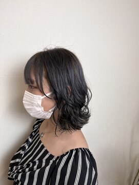 ラブユイット(LOVE HUIT) インナーカラー  グレー系カラー