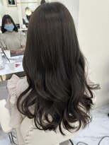 シェノン サントル(CHAINON CENTRE)&nbsp;グレージュカラー/シルキーベージュ/斜めバング[梅田/大阪]