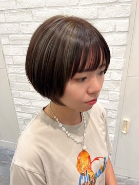 ラファンジュ ヘアー クレオ(Rohange hair Creo) 【Creo】ショート×ハイライト