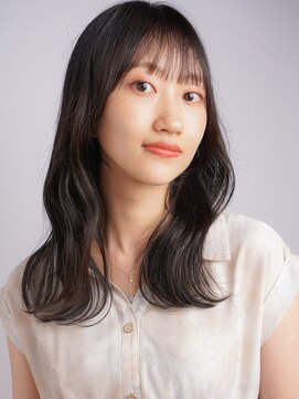 クルー(Creww KYOTO) パツっとライン感のミディアムスタイル