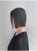 切りっぱなしボブ