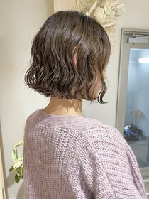 クーナバイトマト 横浜(Cuna by TOMTO) 【YUYA】ボブパーマ_パーマヘア_ミニボブ_コテ巻き風パーマ