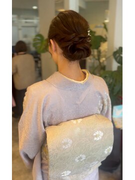 ルイラパレ(Louis La Pale) 訪問着ヘアセット着付け