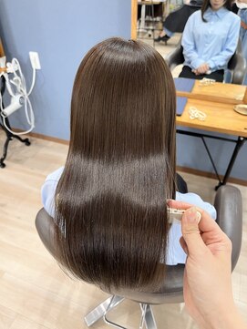 ルル 宇都宮(Loulou) オリーブベージュ×ULTOWAトリートメント