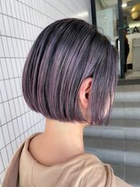 シェル(SHEL+L)&nbsp;バイオレットピンクのバレイヤージュ【滝野】