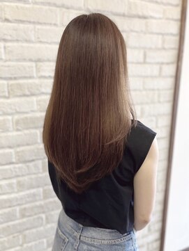 シュエール(Chuaile) 【髪質改善】酸性ストレート×アッシュベージュ