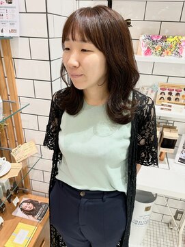 ビーハイブアヴェダ PARCO2店(BEHIVE AVEDA) 韓国風×オリーブグレージュ