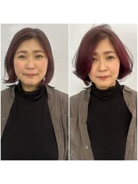 メロウ(me'lou) 《me’lou》ボブ×大人可愛い20代30代40代50代