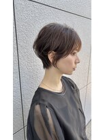 エス 天満扇町(esu)&nbsp;AH56小顔ショート/ワンカールパーマ/パーマショート