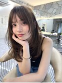 韓国ヘアーハッシュカットレイヤーカットグレージュブリーチ無し