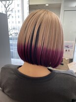 ジエクト ヴィシア(The Ect VIXIA)&nbsp;チェリーレッド/エンドカラー/ワインレッド/ボブ