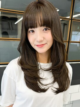 スタートウキョウ 渋谷(STAR TOKYO) レイヤーロング20代30代40代大人可愛い毛先ワンカール後れ毛