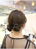 熊本ami結婚式お呼ばれツインアレンジ