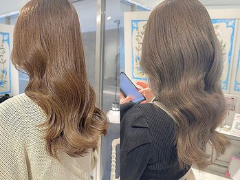 クレビア(CreBiA)の写真/ダメージレスなデザインカラーが高評価*【ブリーチなしダブルカラー】で絶妙な抜け感の最旬styleが大人気☆