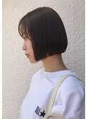 【零也】ボブ×ナチュラルブラウン