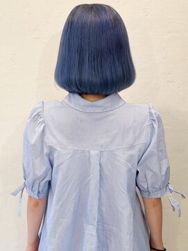 セルカ 新宿(CERCA) 夏髪★ハイトーンブルーヘア【CERCA新宿】