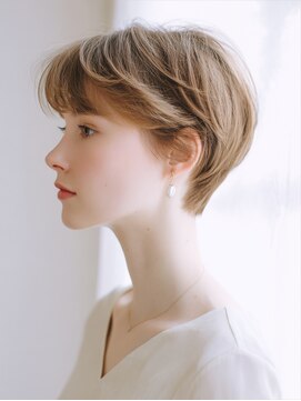 アルトリスト(Altruist Aging×HAIR&SPA) ☆イメチェンピンクベージュアンブレラカラー前髪クールショート