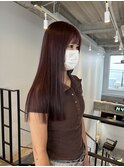 ★ブリーチなしボルドーラベンダーピンクワインレッドチェリー