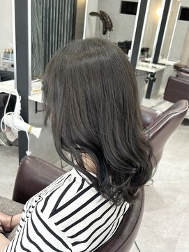 アヤラ オーガニックアンドスパ 東船橋店(AYALA) 【江添茉友】透明感アッシュ/暗髪/ブルー