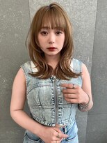 アンフィニー 仙台(ANFINI)&nbsp;仙台髪質改善レイヤーベージュカラー韓国美髪酸性ストレート