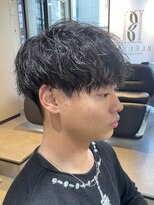 ブルニール 心斎橋(BLEUNIR)&nbsp;ツイストスパイラル　マッシュ　前下がり　ツーブロック