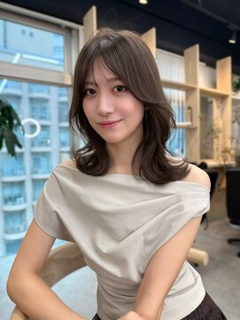 キアラ(Kchiara) 大人可愛い30代40代50代ミディアム/顔まわりカット//福岡天神