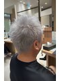 ユニックス アリオ上尾店(UNIX) 【かっこいい白髪ヘアー】ブリーチ2、3回ホワイト
