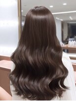 ダル 渋谷/表参道(DAL.)&nbsp;ヘーゼルブラウンロングレイヤー美髪矯正巻き髪