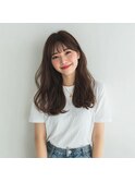着物ヘア/大人ガーリー/ダークアッシュ/似合わせカット/横浜駅
