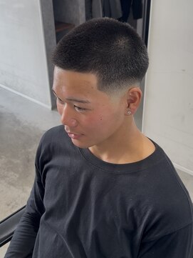 ブラック(BLACK) BUZZ CUT