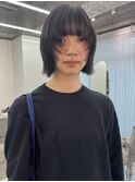 顔周りレイヤー/フェイスレイヤーボブ/切りっぱなしボブ