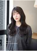 韓国風巻き髪