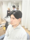 かき上げ毛流れショート