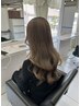 【人気No.2】カラー+6Dヘアエクステ45cm60~100本+EXカット ¥21500~30700