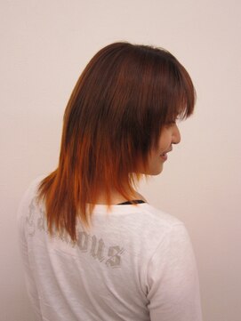 美容室イーナ(e na) パッションオレンジ☆グラデーションカラー
